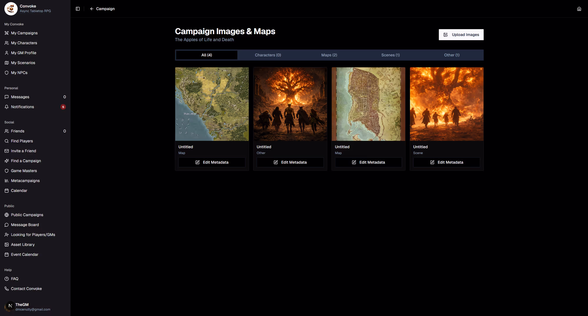 Campaign images and maps