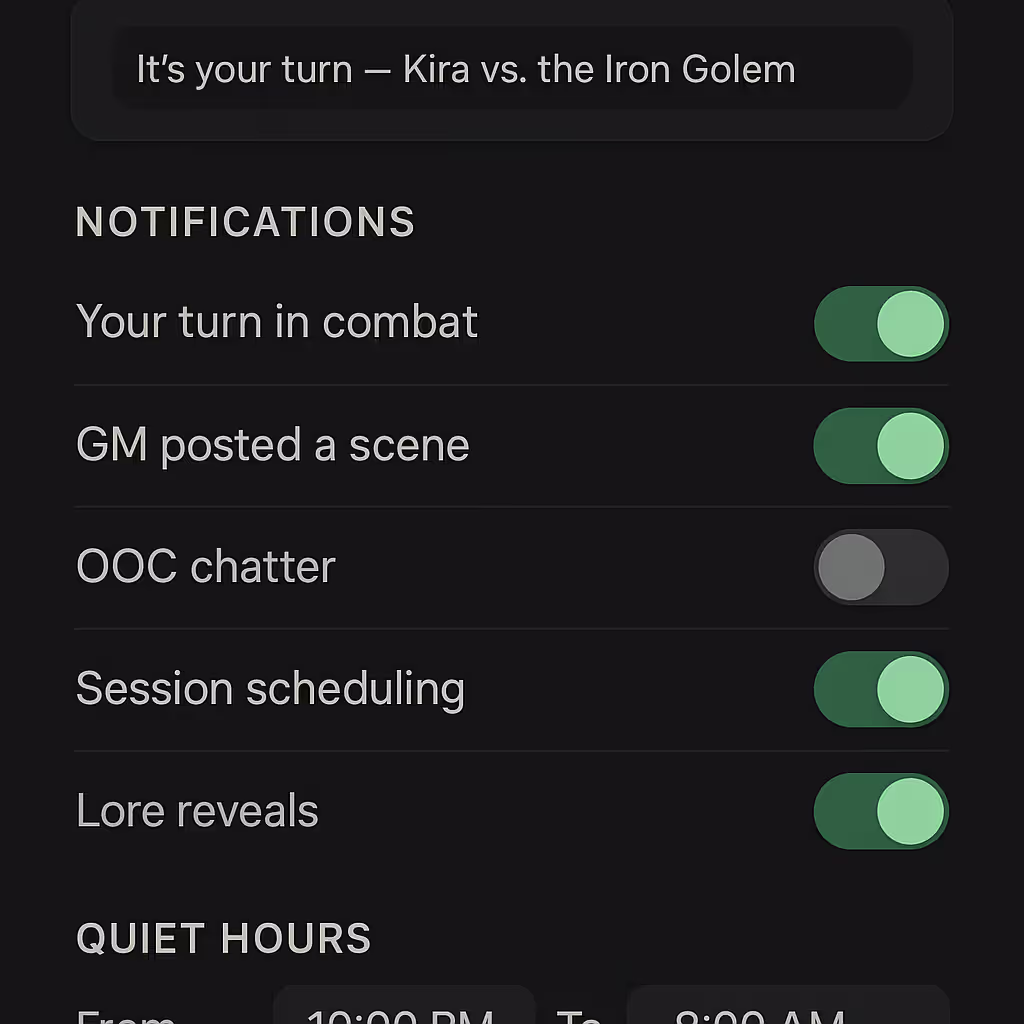 Push notifications that respect you