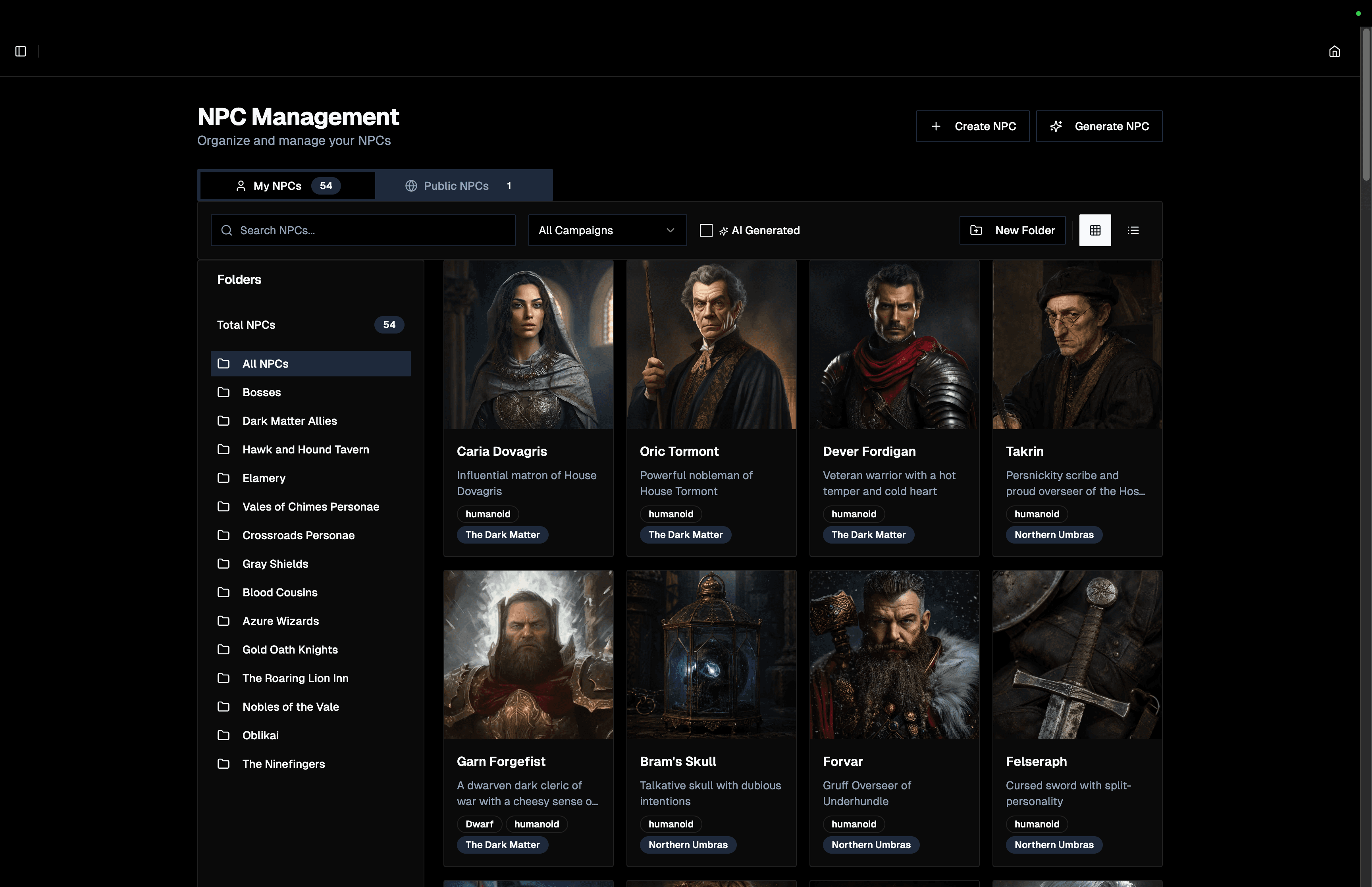An NPC library that travels with you