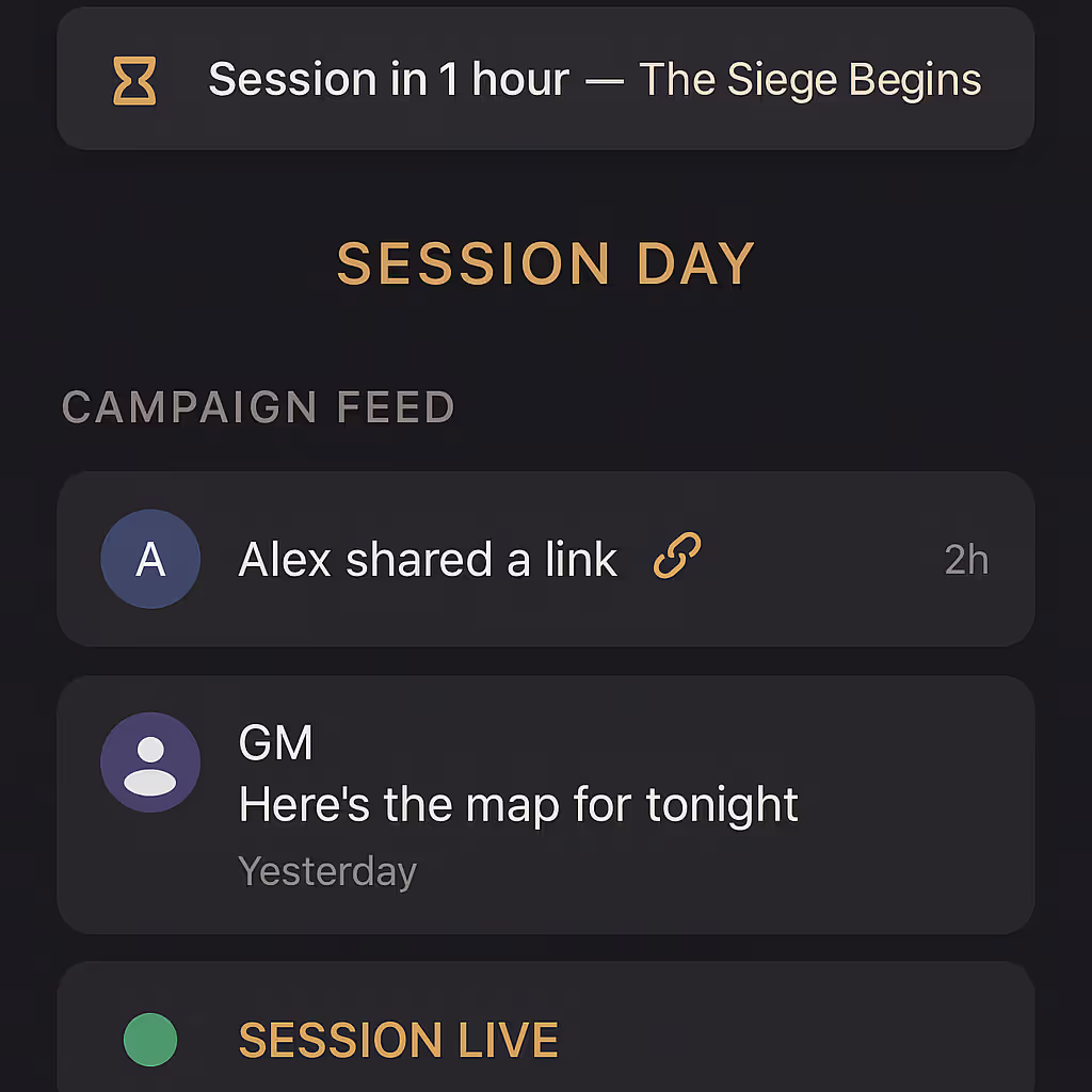 4. The session happens