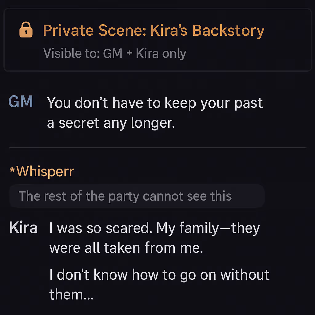 Side scenes